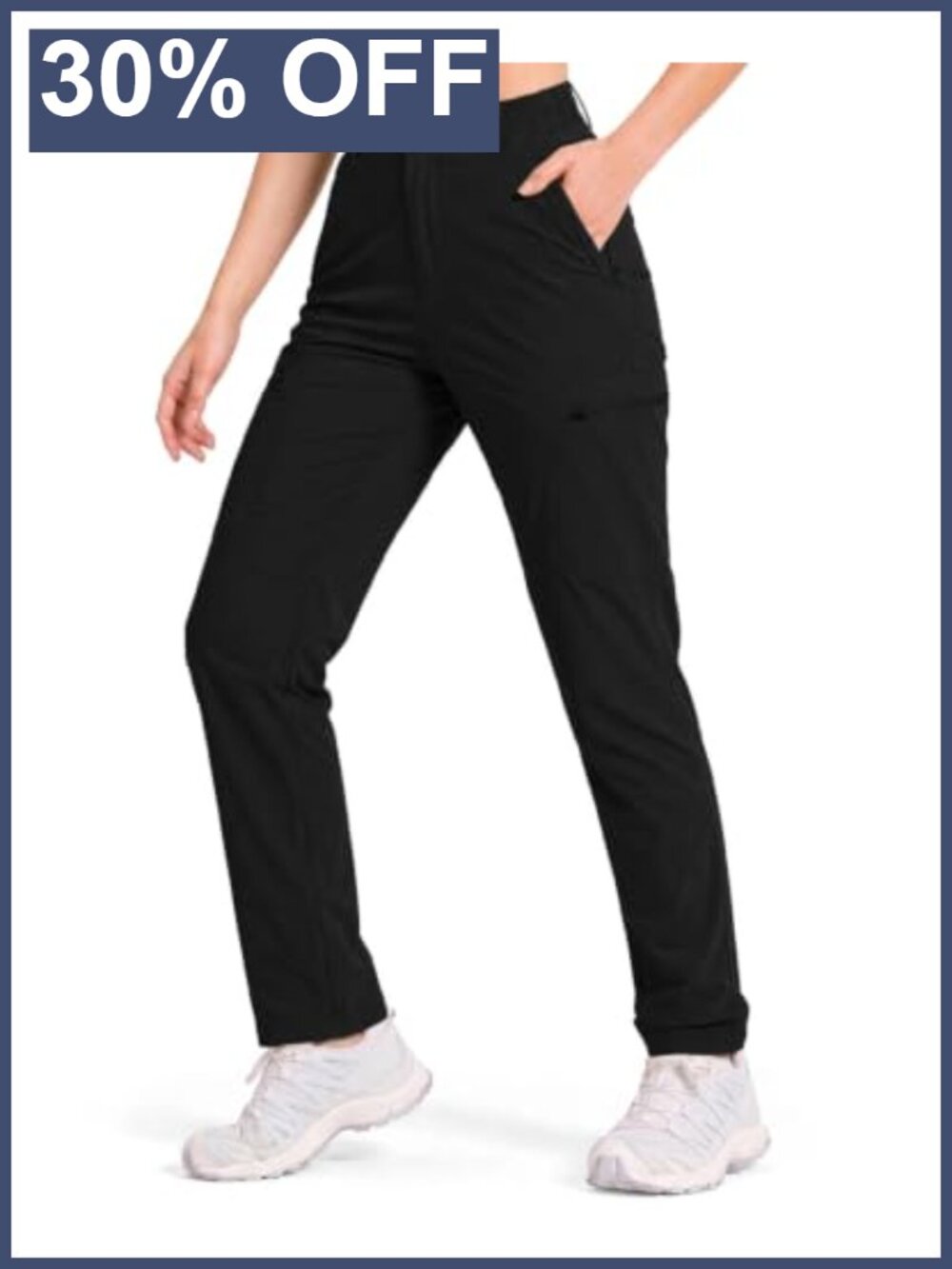 Women's Lightweight Stretch Nylon Hiking Cargo Pants Quick Dry